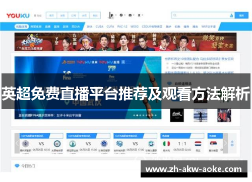英超免费直播平台推荐及观看方法解析 英超免费直播平台推荐及观看方法解析
